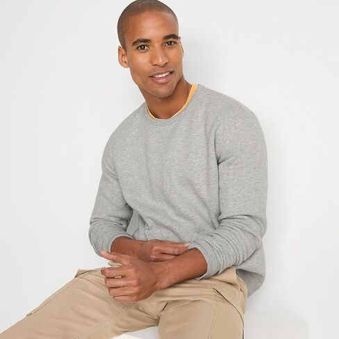 Lands' End Men's Long Sleeve Serious Sweats Crewneck Sweatshirt in Kuwait