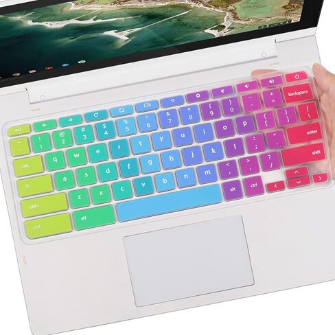 Acer Keyboard Cover for Chromebook Spin 13 713 CP713 & More - Rainbow in Kuwait