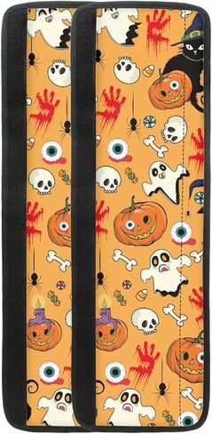 Halloween Moon Bats Refrigerator Door Handle Covers 2Pcs, Fridge Microwave Dishwasher Oven Handle Covers Cloth Protector Home Kitchen Decor in Saudi Arabia