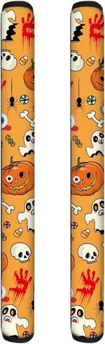 Halloween Moon Bats Refrigerator Door Handle Covers 2Pcs, Fridge Microwave Dishwasher Oven Handle Covers Cloth Protector Home Kitchen Decor in Saudi Arabia