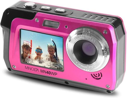 Minolta 48 MP Dual Screen Waterproof Digital Camera MN40WP in Saudi Arabia
