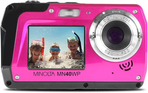 Minolta 48 MP Dual Screen Waterproof Digital Camera MN40WP in Saudi Arabia