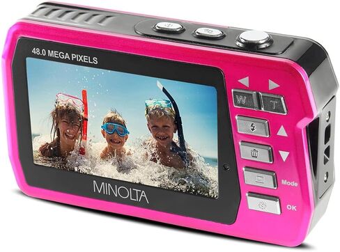 Minolta 48 MP Dual Screen Waterproof Digital Camera MN40WP in Saudi Arabia