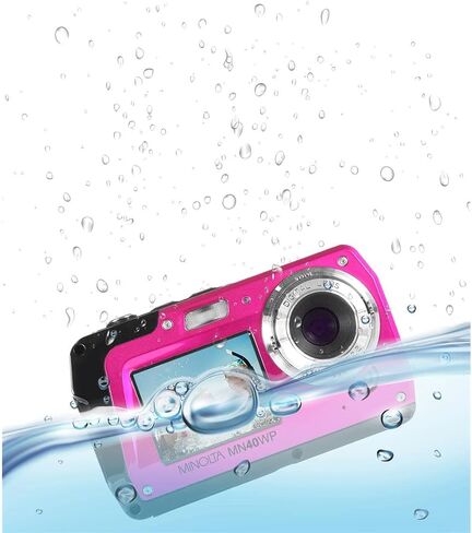Minolta 48 MP Dual Screen Waterproof Digital Camera MN40WP in Saudi Arabia