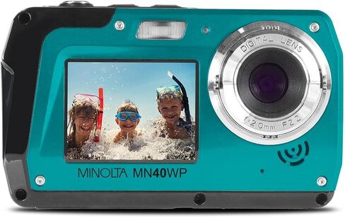Minolta 48 MP Dual Screen Waterproof Digital Camera MN40WP in Saudi Arabia