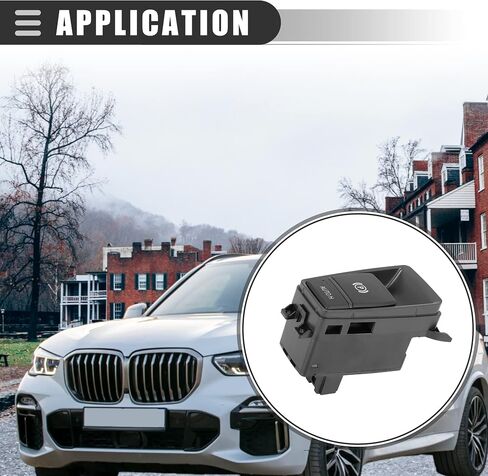 Motoforti زر التحكم في ركن السيارة، لسيارة BMW X5 2007-2013، بلاستيك، معدن، أسود in Saudi Arabia
