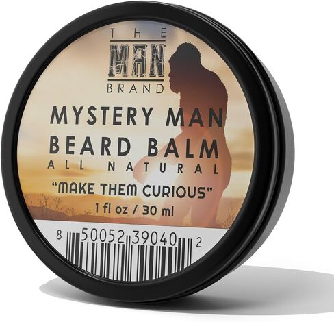 Beard Balm for Men - Natural Beeswax Based Conditioning Balm for Beard Care - Scented Beard Balm for Styling in a Round Screw Top Tin (BUSINESS AS USUAL, 1 oz / 30 ml) in Kuwait