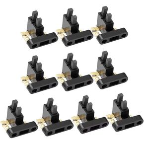 10 Pcs Universal Generator Carbon Brush Assembly, 4KW 5KW 7KW Replacement for Honda Replacement for Champion High-Conductivity Efficient Energy Transfer, B-GCH08