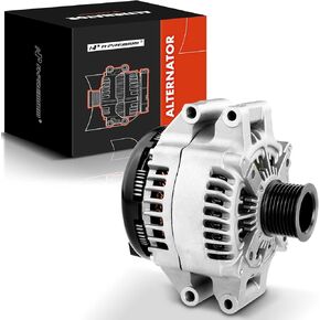 A-Premium Alternator Compatible with BMW F30 335i 12-15, F32 435i 14-16, F25 X3 13-17, F26 X4, F15 X5, F16 X6, F10 535i, F01 740i, 3.0L, 12V 210A CW 8-Groove Clutch Pulley, Replace# 12317616119