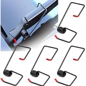 Multi-Functional Durable Wiper Blade Assist Springs for Enhanced Wiper Arm Performance,Set of 4, Universal Fit for Cars, WA001
