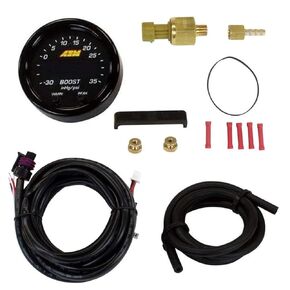 30-0306 X-Series Boost Pressure Gauge 2-1/16th 52mm 30inHg ~ 35PSI / 1~2.5BAR