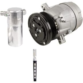 AC Compressor w/A/C Drier & Orifice Tube For Chevy Cavalier V6 1988 1989 1990 - BuyAutoParts 61-86243RS New