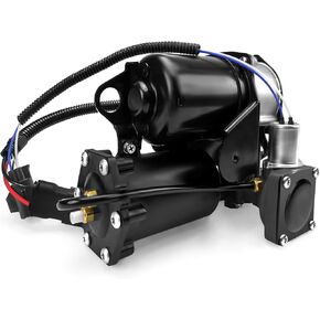 Air Suspension Compressor Pump Compatible with 2005-2013 Land Rover LR3/Land Rover LR4/Range Rover Sport Car OEM Replaces# LR023964，LR015303