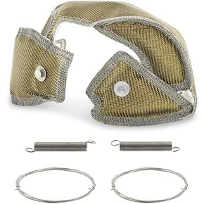 Mishimoto MMTB-SUP-20 Titanium Turbo Blanket, Compatible With Toyota GR Supra 2020
