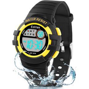 Edillas Kids Watch Digital for Girls Boys,Children Watches Waterproof Multi-Functional with Alarm/Stopwatch for Kids Toddler Ages 4-12