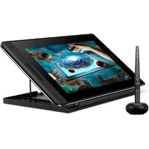 HUION KAMVAS Pro 16 Graphics Drawing Tablet with Screen Full-Laminated Graphics Monitor with Battery-Free Stylus Tilt Pen 8192 Pressure 6 Hot Keys Touch Bar - 15.6inch Graphic Tablet for PC/MAC/Linux