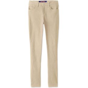 French Toast Girls' Super Stretch Skinny School Uniform Pants with Pockets