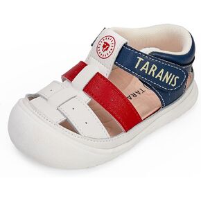 TARANIS Baby Sandals Toddler Boys Girls Barefoot Non-Slip Rubber Sole Shoes Closed Toe Infant First Walker Shoes