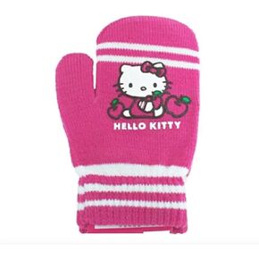 Hello Kitty Apple Mitten - إكسسوار شتوي للأطفال الصغار والفتيات الصغيرات - منتج مرخص رسميًا in Kuwait