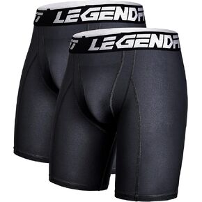 Youth Boys Baseball Football Compression Underwear w/Cup Pocket(NO Cup) Protective Athletic Shorts - 2 Pack in Kuwait