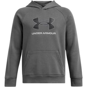 Under Armour Boys' Rival Fleece Big Logo Print Fill Hoodie