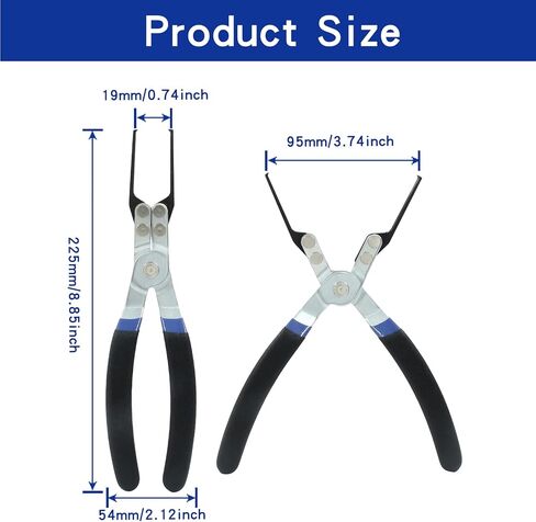 كماشة مجتذب التتابع للسيارات أداة سحب الصمامات المعدنية أداة إزالة الصمامات للسيارة (أسود) in Kuwait