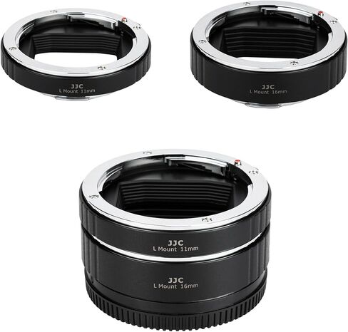 JJC EF EF-S Mount Auto Focus Macro Extension Tube Set for Canon Rebel T8i T7i T6s T6i T5i T7 T6 SL3 SL2 EOS 90D 80D 77D 70D 60D 6D Mark II 5D Mark IV III 7D Mark II & More EF/EF-S Mount Camera & Lens in Kuwait