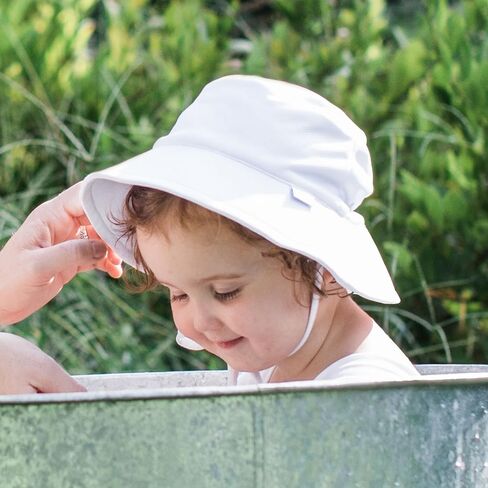 green sprouts Baby Girls' Breathable Swim & Sun Bucket Hat in Kuwait