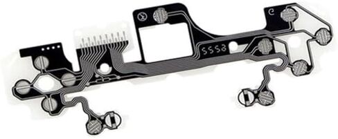 Black Ribbon Circuit Board Film Flex Cable for PS5 V3.0 Controller Conductive Film Keypad Flex Cable PCB Joystick Button Legacy Systems Video Games in Saudi Arabia