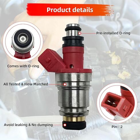 4 قطعة حاقن الوقود 16600-86G00-يصلح لنيسان D21 1990-1994 2.4L/لنيسان بيك اب 1995 2.4L in Kuwait