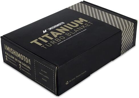 Mishimoto MMTB-WRX-15 Titanium Turbo Blanket, Compatible With Subaru WRX 2015-2021 in Saudi Arabia