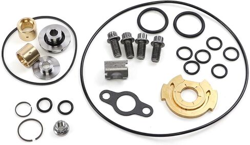 مجموعة إصلاح إعادة بناء توربو متوافقة مع Ford 2003-2007 F250 F350 F450 F550 بعض الرحلات، E350، E450 6.0 مجموعة إعادة بناء توربو باور ستروك مناسبة لشاحن توربيني GT37VA وGT3782VAS in Saudi Arabia