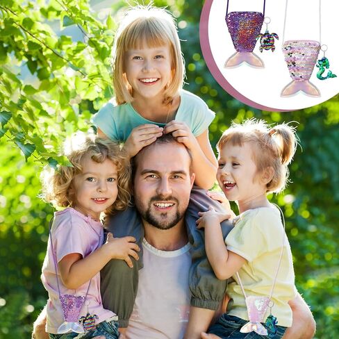 30 جهاز كمبيوتر شخصى حورية البحر الذيل عملة المحفظة الملونة الترتر سلاسل المفاتيح حورية البحر الذيل الترتر Crossbody عملة المحفظة أكياس عكسها الترتر بريق سلاسل المفاتيح للأطفال الفتيات حورية البحر حفلة عيد ميلاد تفضل حقيبة جودي in Kuwait