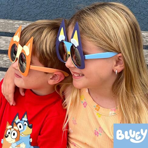 Sun-Staches Bluey Official Sunglasses | Dress up as Bluey, Bingo, Socks or Muffin | UV 400 | One Size Fits Most in Saudi Arabia