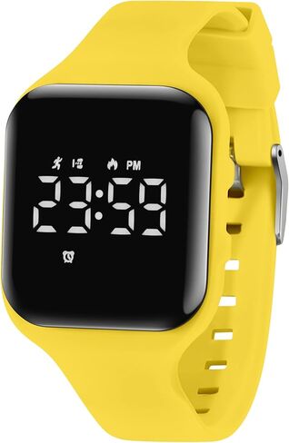 Kids Watch Digital Watch for 5-12 Years Old Boys Girls, Kids Fitness Tracker Watch with Alarm Clock, Stopwatch, Step Counter Sports Watch, No App Waterproof Watch for Kids Teens Gifts in Kuwait