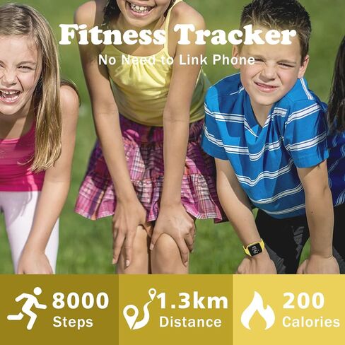 Kids Watch Digital Watch for 5-12 Years Old Boys Girls, Kids Fitness Tracker Watch with Alarm Clock, Stopwatch, Step Counter Sports Watch, No App Waterproof Watch for Kids Teens Gifts in Kuwait