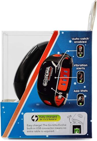 Go-tcha Evolve (Go-tcha 2) LED-Touch Wristband Watch for Pokemon Go with Auto Catch and Auto Spin - Black/Green in Kuwait