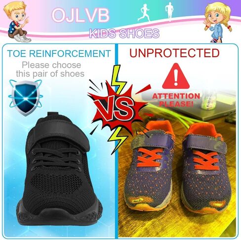 Sneakers for Girls and Boys, Kids Running Tennis Shoes, Gym Trail Track Athletic Walking Shoe in Saudi Arabia