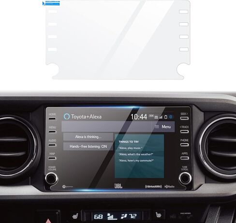 Autorder Custom Fit for Screen Protector Toyota 4Runner 2020 2021 2022 2023 Accessories Tempered Glass 9H Navigation Touchscreen Protective Film(8 Inch) in Kuwait