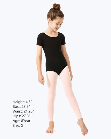 Stelle Girl's Footless Tights Ultra Soft Dance Tights for Ballet, Gymnastics, School (Toddler/Little Kid/Big Kid) in Saudi Arabia