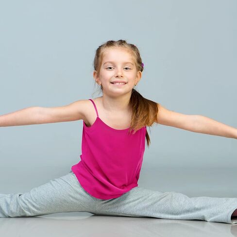 5 قطع من القمصان الداخلية للفتيات بدون أكمام، قمصان داخلية كامي بأشرطة قابلة للتعديل للأطفال الصغار in Kuwait