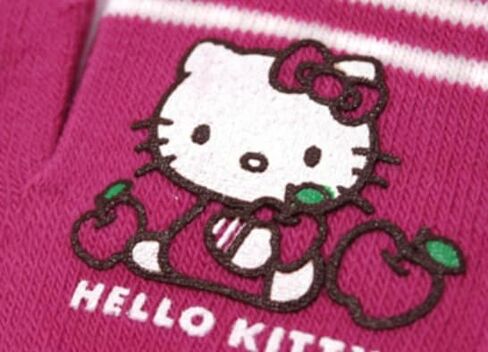 Hello Kitty Apple Mitten - إكسسوار شتوي للأطفال الصغار والفتيات الصغيرات - منتج مرخص رسميًا in Kuwait