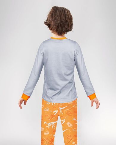 2 Piece Boys Pajamas Kids Long Sleeve Top and Pants Pajamas Pjs Sleepwear Set for Toddler Little Boys 3-10 Years in Saudi Arabia