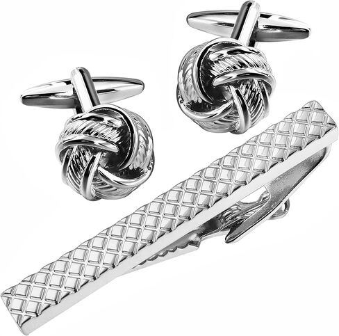 مجموعة أزرار أكمام معدنية وربطة عنق من HAWSON للرجال، وصلات أكمام مبتكرة وهدايا شريط ربطات عنق لمستوى الزفاف، وكرة القدم، وتصميمات الرموز الموسيقية in Kuwait