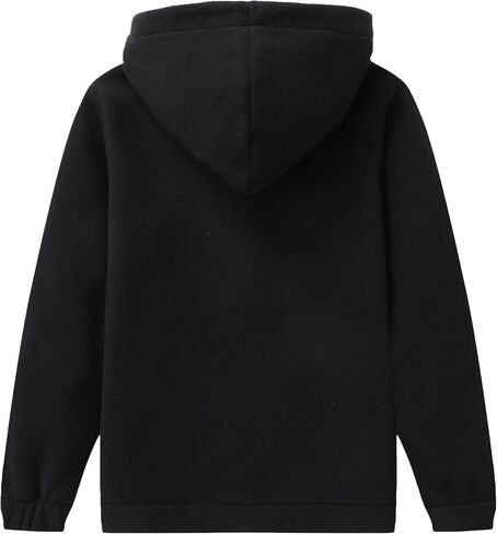Kids Jacket with Hood Soft Polar Outerwear Coat Girls Springs Half-Zip Fleece Jackets in Saudi Arabia