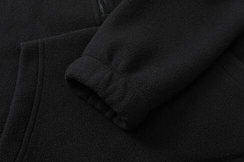 Kids Jacket with Hood Soft Polar Outerwear Coat Girls Springs Half-Zip Fleece Jackets in Saudi Arabia