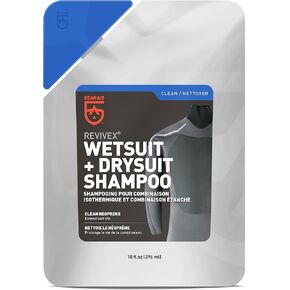 GEAR AID Wetsuit Shampoo and BCD Cleaner for Neoprene and Scuba Equipment, Removes Salt, and Residue, Deluxe Kit