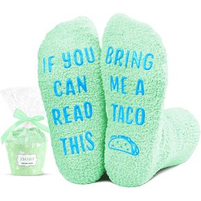 Kid's Socks Taco Socks Taco Gifts - Fun Funny Socks for Boys Girls 7-9 Years, Taco Lover Gifts