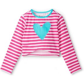 Hatley Girls' Swim Full Sleeve Cross Over Coverup