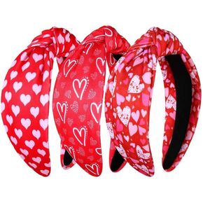 NVENF Christmas Headband for Women Holiday Christmas Accessories Xmas Tree Reindeer Snowflake Candy Cane Knotted Headband Festive Gifts (Christmas C)
